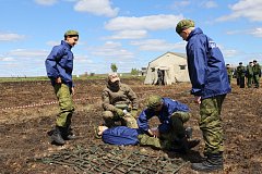 Команды Татищевского района - победители  зонального этапа военно-спортивной игры "Зарница 2.0" 