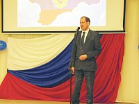 Мероприятие в Татищевском лицее, посвященное десятилетию воссоединения Крыма с Россией