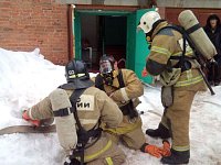 Пожарно-тактические учения  в здании детского сада «Пирамидка»