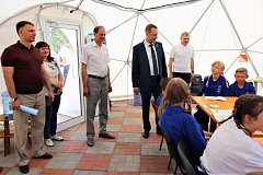 Роман Бусаргин посетил детский оздоровительно-образовательный лагерь им.Володи Дубинина