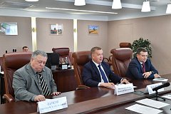 Роман Бусаргин провел встречу с руководством Нижне-Волжского бассейнового водного управления