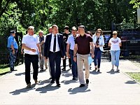 Роман Бусаргин посетил детский оздоровительно-образовательный лагерь им.Володи Дубинина