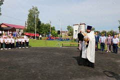 Первый сквер, первая спортплощадка ГТО