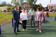 Первый сквер, первая спортплощадка ГТО