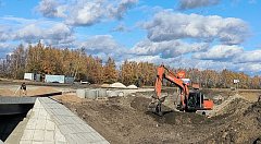 В районе завершается строительство моста через ручей Чекуриха 