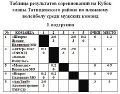 Соревнования по волейболу на Кубок главы района