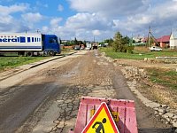 Дорожные работы в Татищевском районе