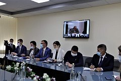 Глава Татищевского муниципального района П.В.Сурков принял участие в видеоконференции под председательством врио Губернатора Саратовской области  Р.В.Бусаргина  