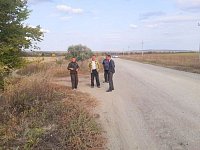 Грейдирование дороги в Вязовском МО
