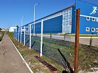 Глава Татищевского района П.В.Сурков посетил фОК «Энергия», на территории которого уже начаты работы по строительству 3D-забора
