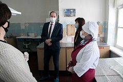 Глава района ознакомился с состоянием ряда социальных объектов