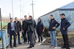 Подготовка стадиона «Олимп»  к летнему спортивному сезону