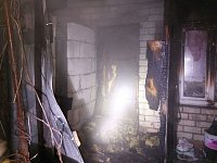 Пожар в р.п. Татищево