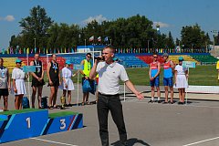 Торжественная церемония закрытия соревнований на Кубок главы района по пляжному волейболу среди мужских и женских команд