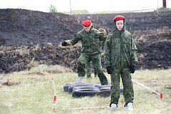 Команды Татищевского района - победители  зонального этапа военно-спортивной игры "Зарница 2.0" 
