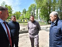 Губернатор проверил строительство дороги в г.Энгельсе