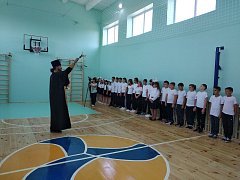 Открытие спортивного зала в с. Сокур