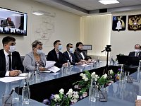 Глава Татищевского муниципального района П.В.Сурков принял участие в видеоконференции под председательством врио Губернатора Саратовской области Р.В.Бусаргина