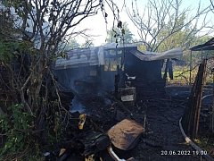 Пожар в д.Ильиновка