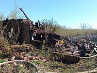Пожар в д.Елшанка