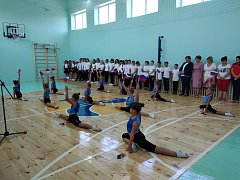Открытие спортивного зала в с. Сокур
