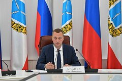 Глава Татищевского муниципального района П.В.Сурков принял участие в видеоконференции под председательством врио Губернатора Саратовской области  Р.В.Бусаргина  