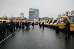 Автобусы для школьников. В район поступил новый автотранспорт