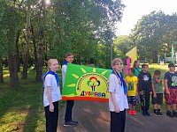 Открытие третьей смены в лагере "Дубрава"