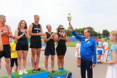Закрытие игр на Кубок главы среди смешанных команд