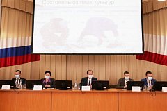 Аппаратное совещание по вопросуготовности хозяйств к проведению весенне-полевых работ