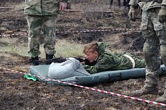 Команды Татищевского района - победители  зонального этапа военно-спортивной игры "Зарница 2.0" 