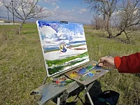 В Парке покорителей космоса развернулся первый «Космический пленэр»