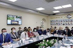 Аппаратное совещание по вопросу подготовки и проведения мероприятий по благоустройству территории населенных пунктов района 